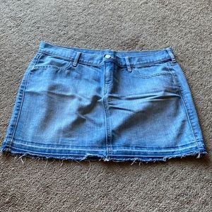 Old navy denim skirt.